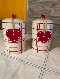 Barattoli decorativi in ceramica
