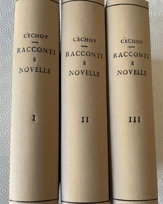 Tre volumi, raccolti e novelle di Cechov