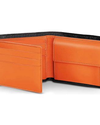 TEEHON® Portafoglio uomo Slim vera pelle