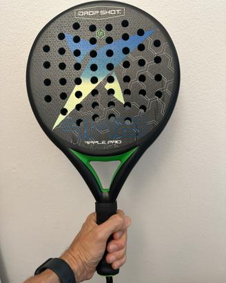 Racchetta padel , borsa , piu tre palline