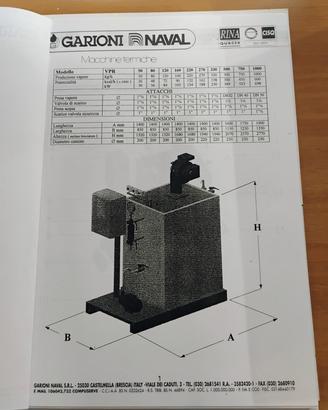 CALDAIA GENERATORE DI VAPORE