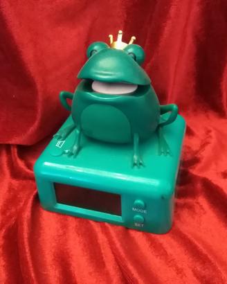 Sveglia per bambini a forma di principe ranocchio 