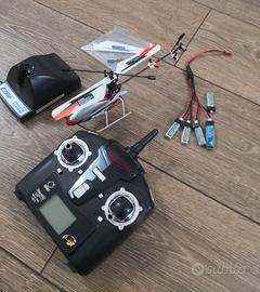 Mini elicottero elettrico con 6 batterie