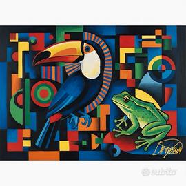 Quadro Moderno Astratto - 60x60