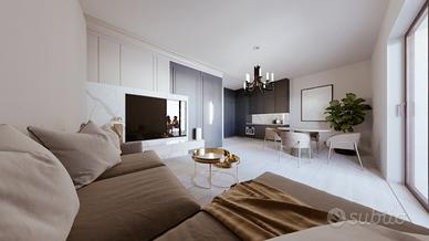 Piano terra quadrivano tripla esposizione con giar