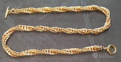 Collana bigiotteria vintage fine anni '90.