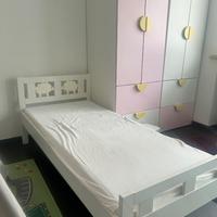 Lettino ikea con materasso sfoderabile