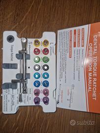 Kit cacciaviti impianti dentali