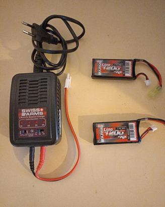 swiss arms carica batterie softair e batterie 
