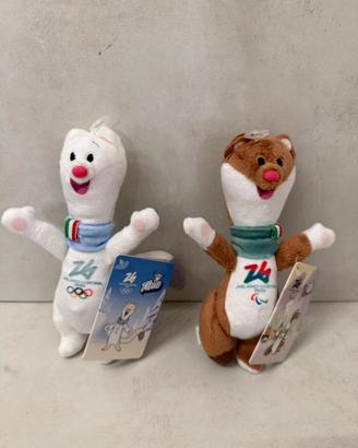 Trudi Tina e Milo Mascotte Milano Cortina 2026
