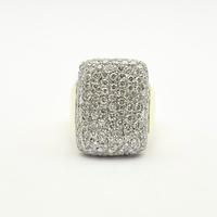 Anello oro18kt diamanti naturali