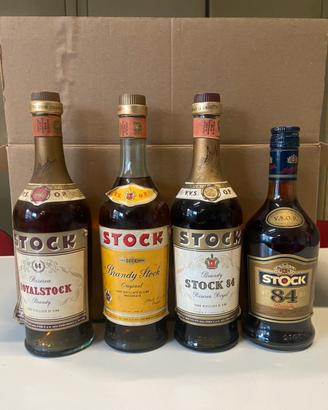 Brandy Stock 84 varie annate vintage
