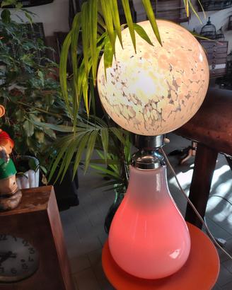 lampada mazzega anni 70 
