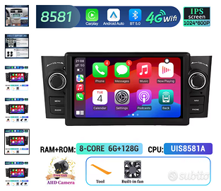Navigatore e autoradio smart per Fiat Grande Punto
