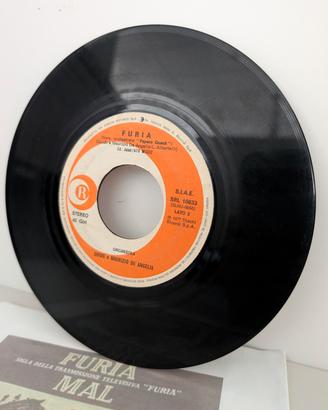 45 giri Furia / Wal di Guido e Maurizio De Angelis