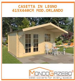 Casetta legno 280x380 cm 40mm casa giardino box