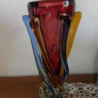 Vaso vetro sommerso murano