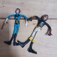 action figures capitan harlock e tadashi