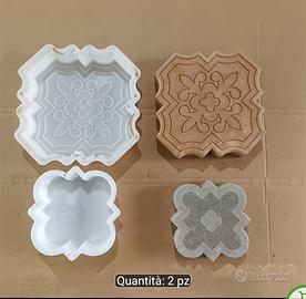 Set di 2 Stampi Decorativi  pavimenti in cemento