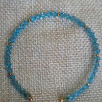braccialetto Swarovski oro 750 e cristalli