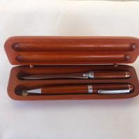 Penna + taglia carte + astuccio in legno