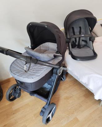 Passeggino Chicco completo con navicella e seduta