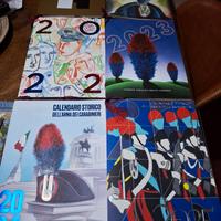 Calendari Storici Arma dei Carabinieri vari anni