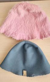 Set 2 Coni feltro di lana per creazione cappelli