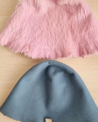Set 2 Coni feltro di lana per creazione cappelli