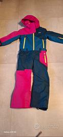 Tuta da sci bambina Decathlon tg 8 anni 