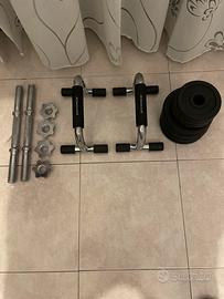 Set manubri palestr 8KG e Maniglie flessioni