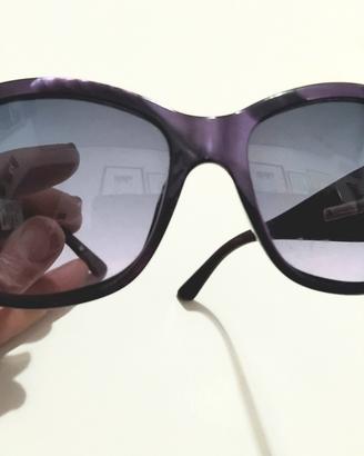 Occhiali da sole Bulgari viola perlati