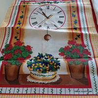 set di 4 asciugamani da cucina vintage nuovi