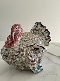 Zuppiera vintage in ceramica di Bassano del Grappa