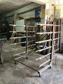 Carrello per verniciatura falegnameria