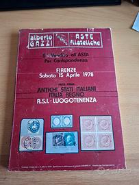 Catalogo di  Aste Filateliche del 1978.