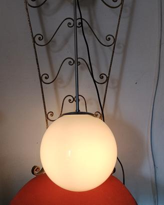 lampadario sfera vintage