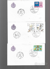 1963/92 SAN MARINO N 65 BUSTE FDC N 6 CP N 80 FRAN