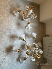 Lampadari per casa con forme a fiori