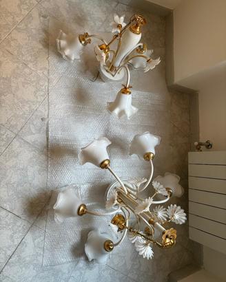 Lampadari per casa con forme a fiori