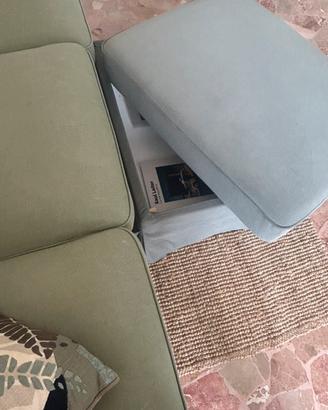 Divano letto 3 posti matrimoniale + pouf