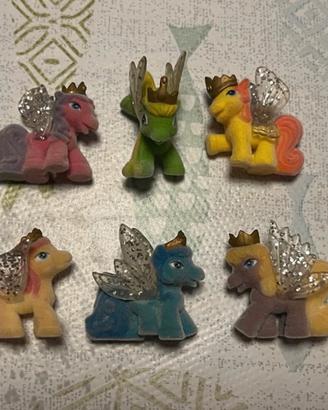 Collezione di 6 My Little Pony morbidi