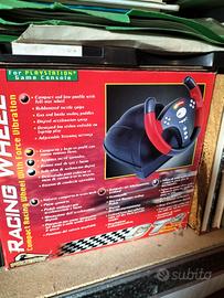 Play station 2 + Racing Wheel + 5 DVD + Play sony 