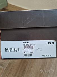 Scarpe Uomo Michael Kors in pelle colorOptic White