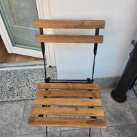 Sedia pieghevole in legno