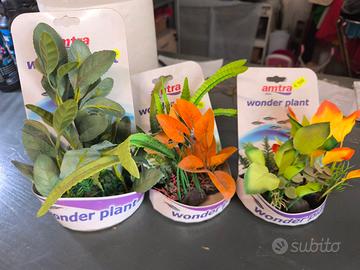 PIANTE FINTE PER ACQUARIO - 3 PEZZI 