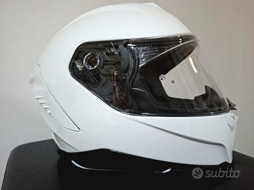 Casco moto integrale Premier Hyper U8 Bianco- Fibr