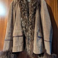 Giacca Conbipel donna in pelle di camoscio tg 46