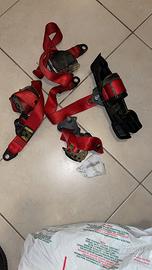 Cinture di sicurezza rosse