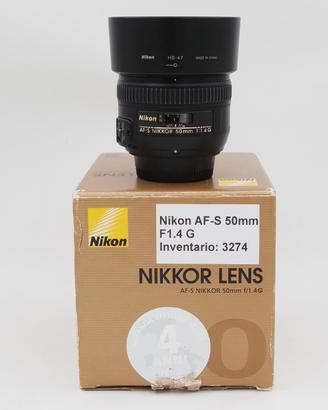 Nikon Nikkor AF-S 50mm F1.8G Usato